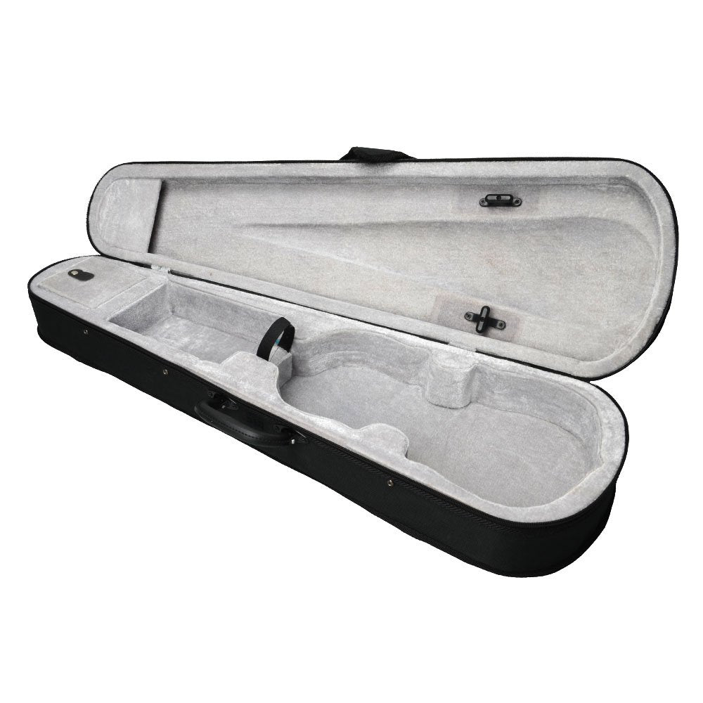 Kcelarec 4/4 Full Size Violin Case Basic Professional Triangular Shape Backpack, Super Light Suspension, Black